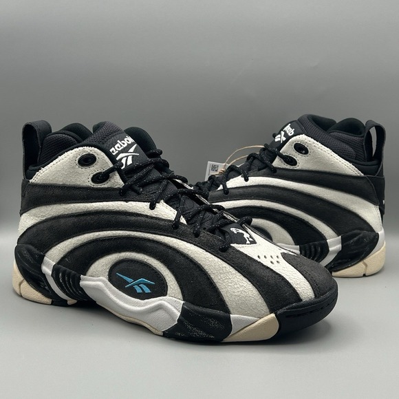 Reebok Other - Reebok Shaqnosis Black White Retro Basketball - Men's Size 7.5 Women's Size 9